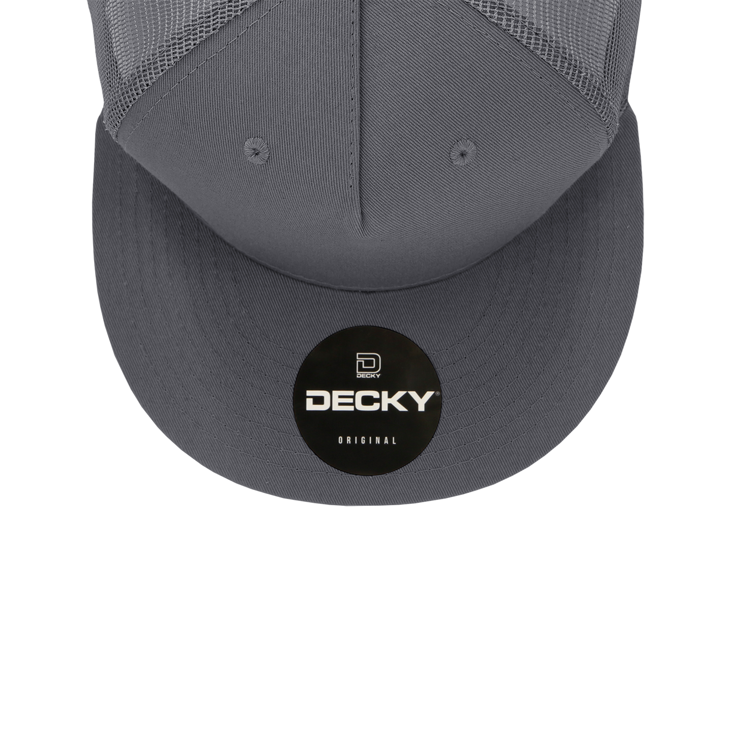 Decky 1040 5 Panel High Profile Structured Cotton Blend Trucker Hat