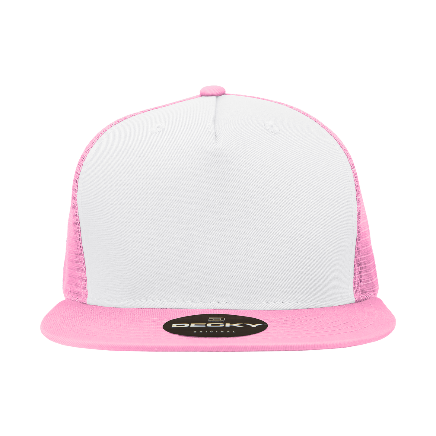 Decky 1040 5 Panel High Profile Structured Cotton Blend Trucker Hat