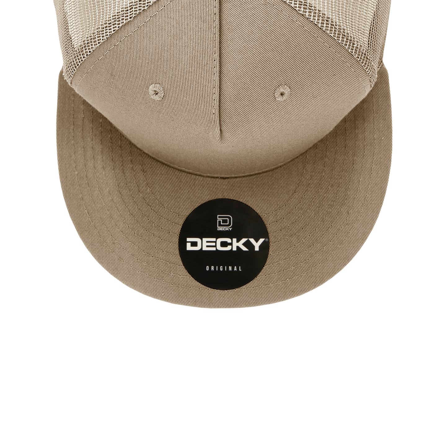 Decky 1040 5 Panel High Profile Structured Cotton Blend Trucker Hat