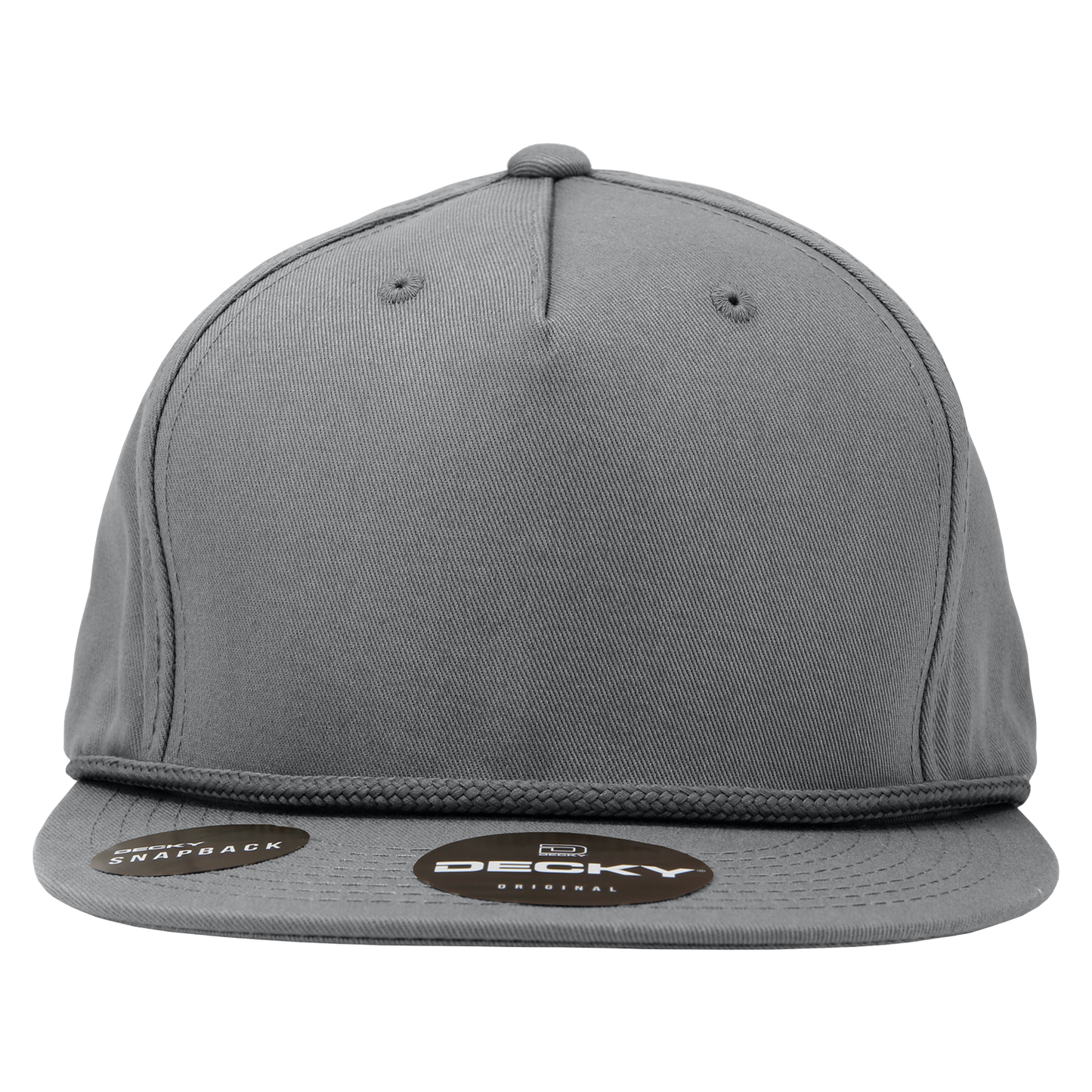 Decky 1041 Classic Flat Bill Golf Hat with Rope, Snapback