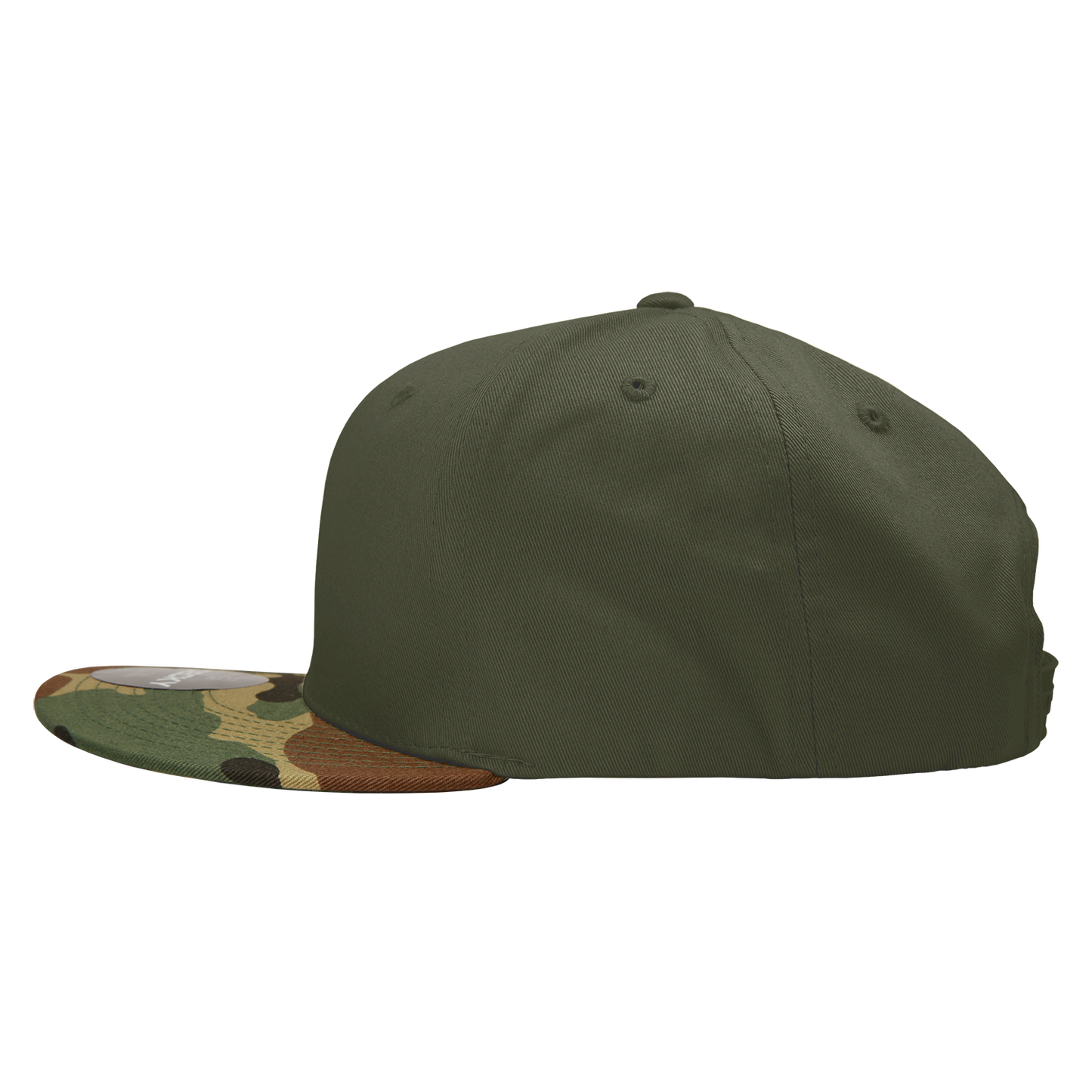Decky 1047 Digital Camo Snapback Hat, 6 Panel Camouflage Flat Bill Cap