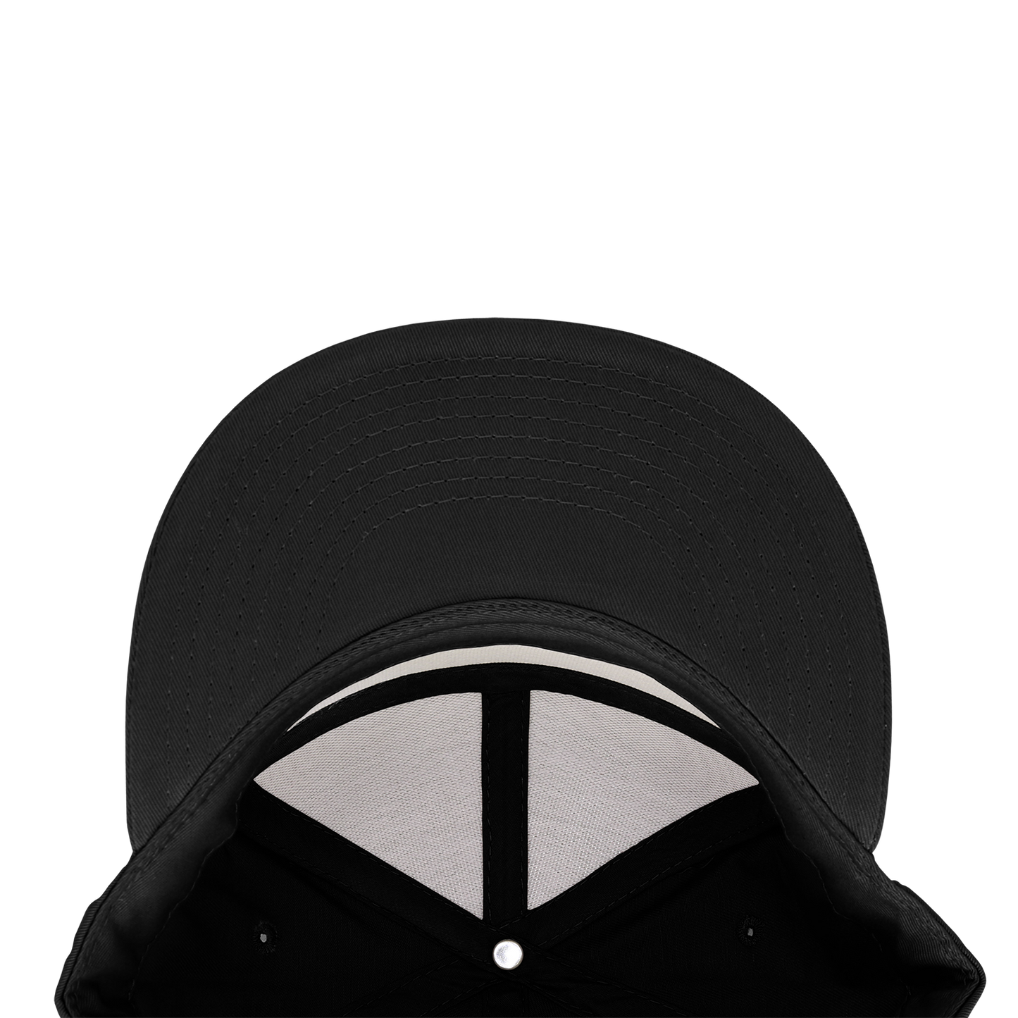 Decky 1098 7 Panel Flat Bill Hat, Snapback, 7 Panel High Profile Structured Cap