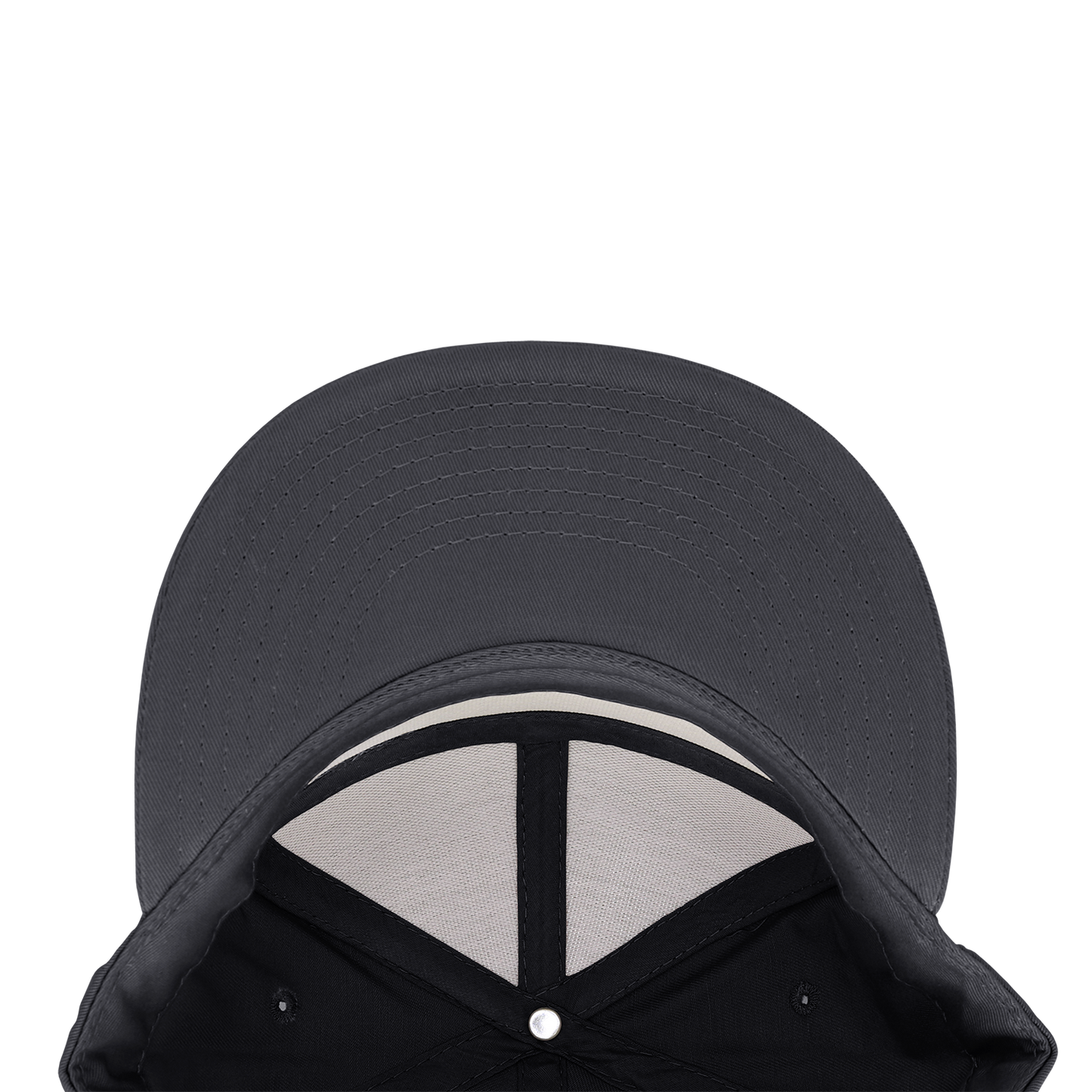 Decky 1098 7 Panel Flat Bill Hat, Snapback, 7 Panel High Profile Structured Cap