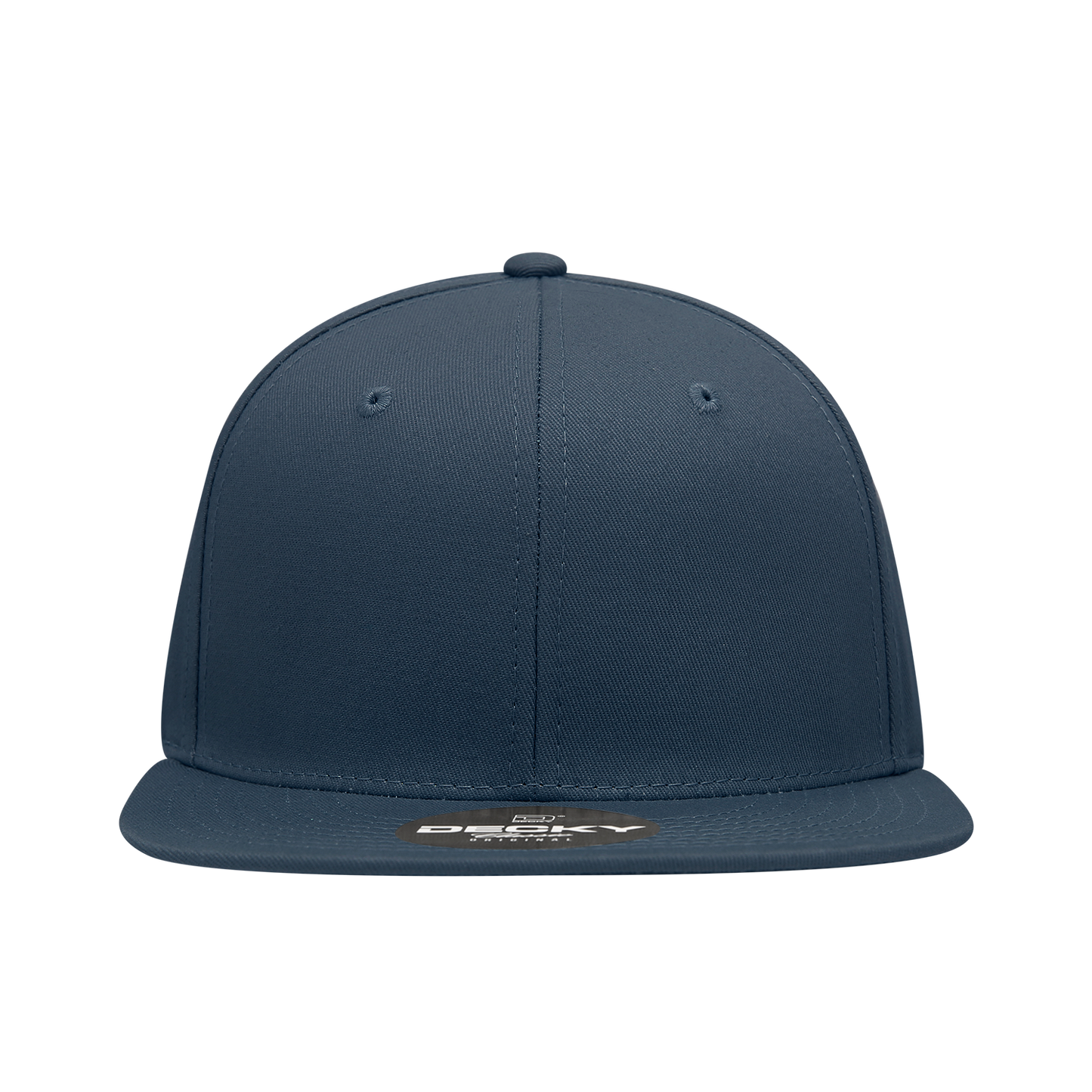 Decky 361 - Cotton Snapback Hat, Flat Bill Cap