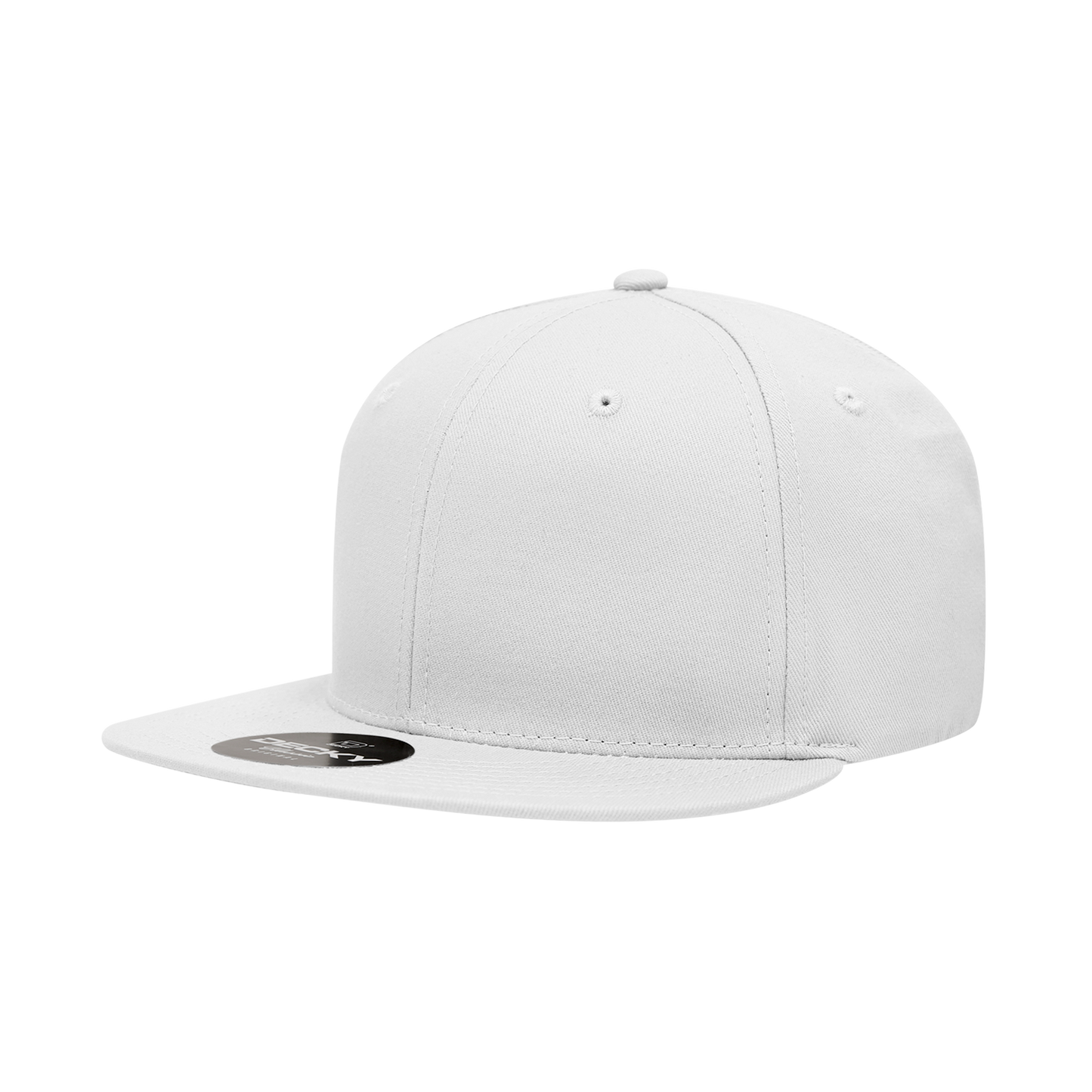 Decky 361 - Cotton Snapback Hat, Flat Bill Cap