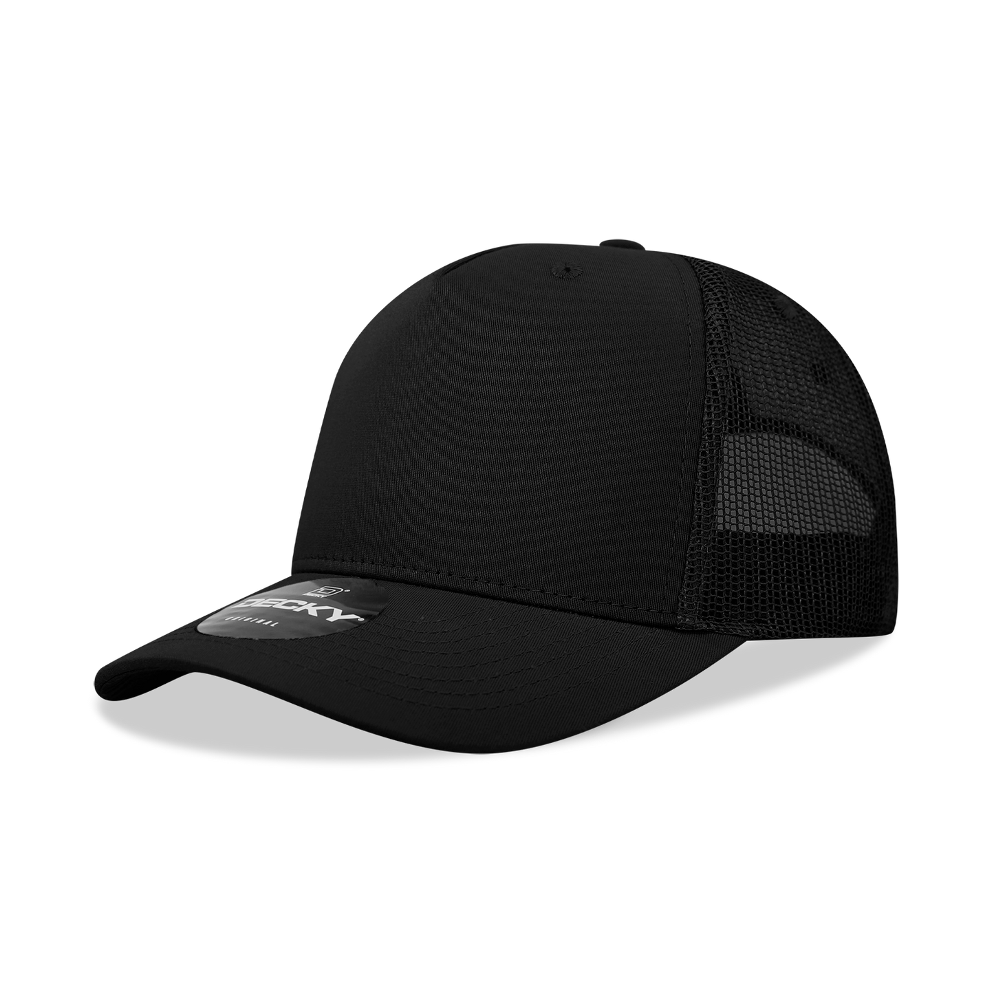 Decky 6030 - Classic, 5-Panel Retro Trucker Cap