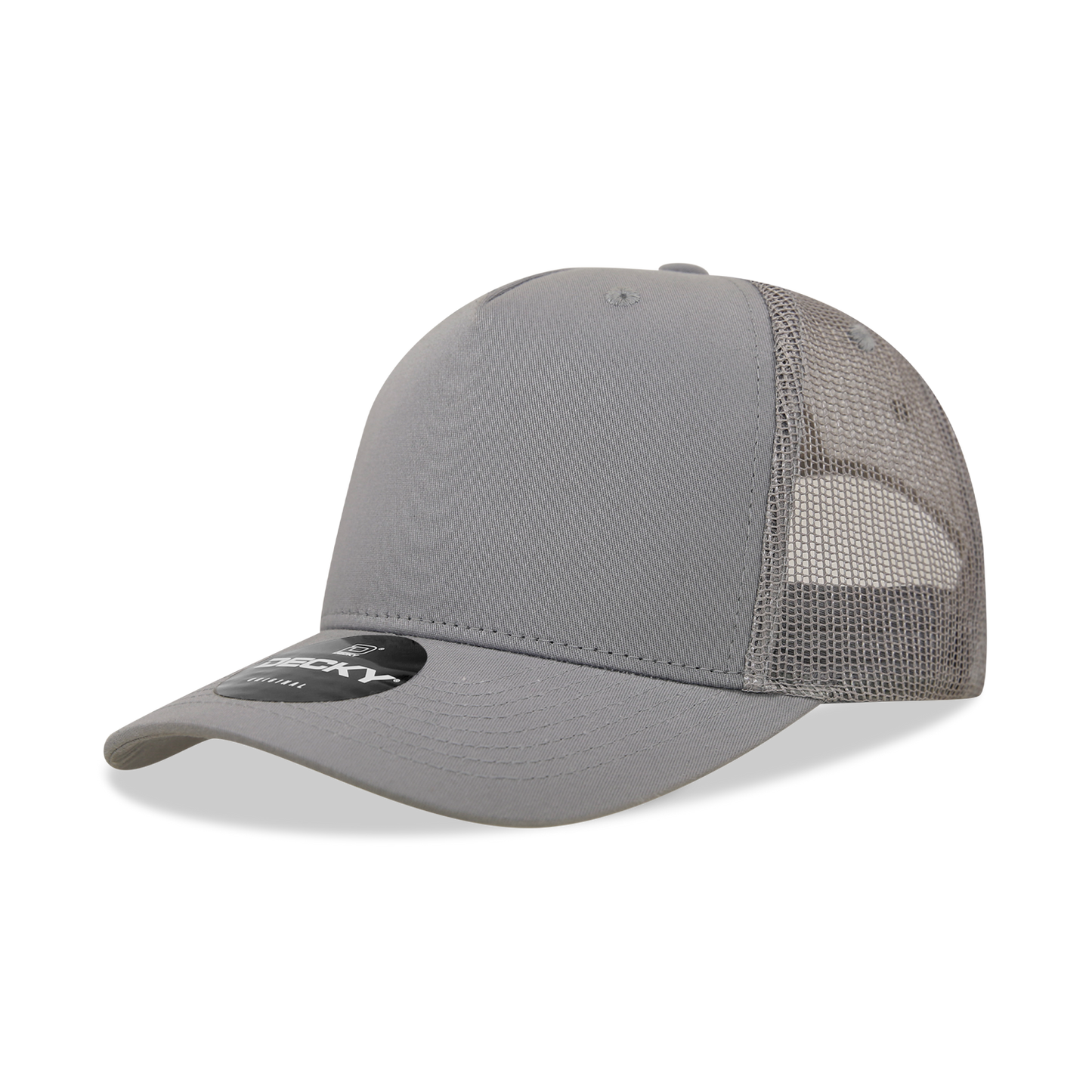 Decky 6030 - Classic, 5-Panel Retro Trucker Cap
