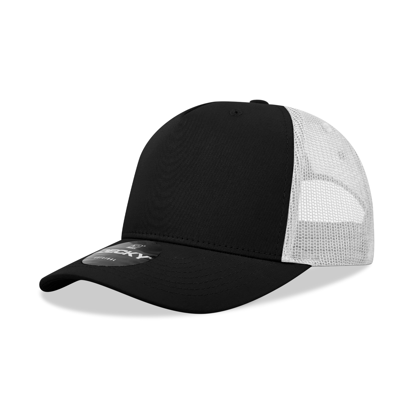 Decky 6030 - Classic, 5-Panel Retro Trucker Cap