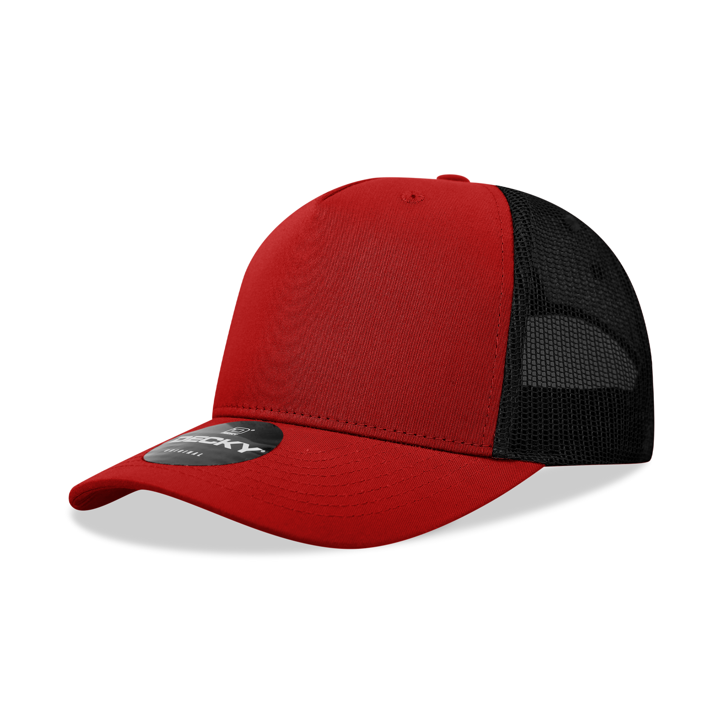 Decky 6030 - Classic, 5-Panel Retro Trucker Cap
