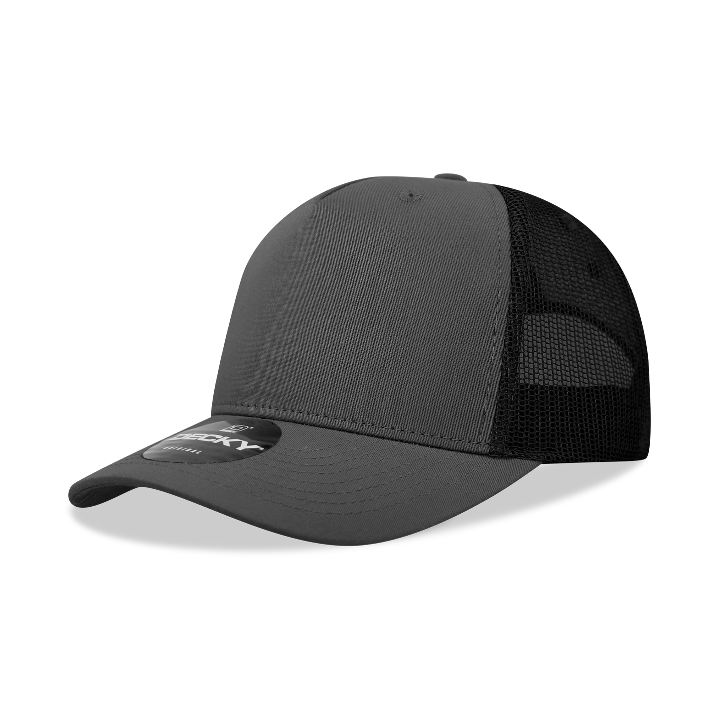 Decky 6030 - Classic, 5-Panel Retro Trucker Cap