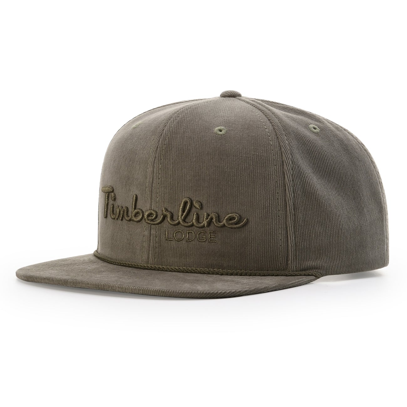 Richardson 253 Timberline Corduroy Cap, Snapback Flat Bill Hat