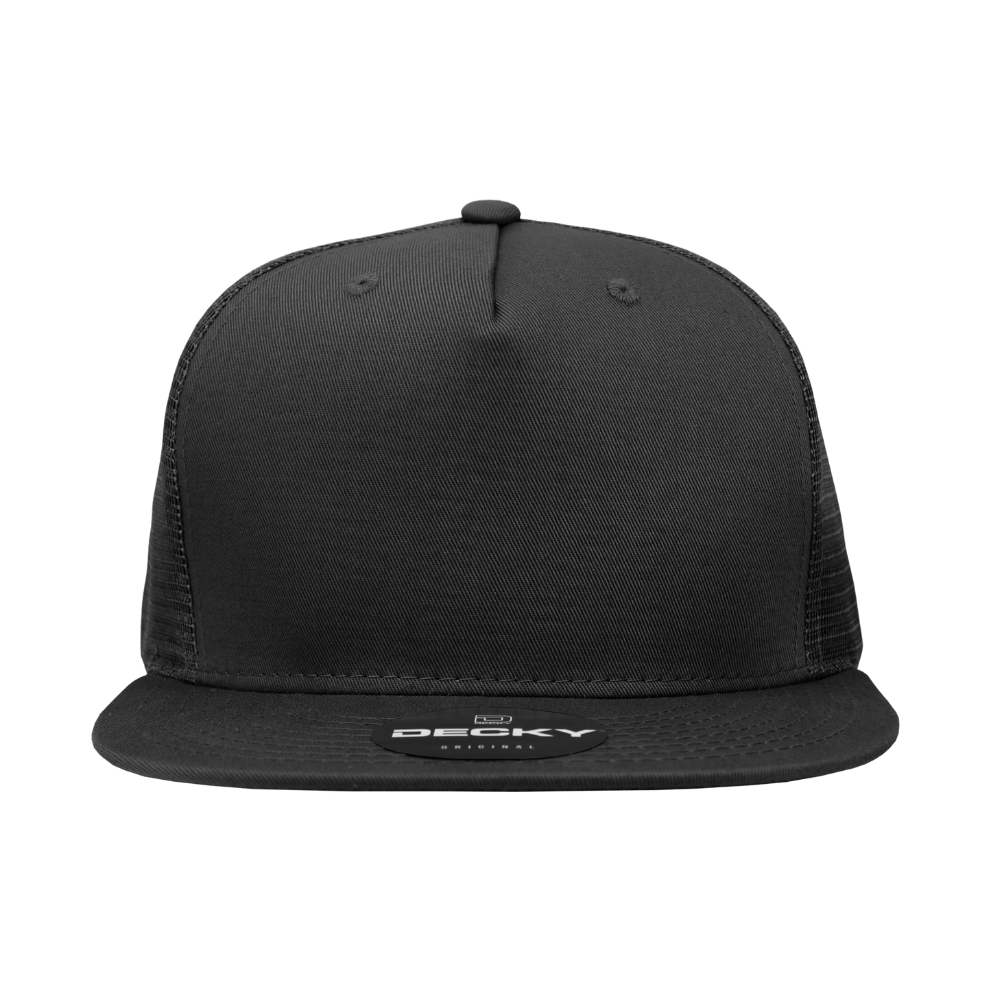 Decky 1040 5 Panel High Profile Structured Cotton Blend Trucker Hat