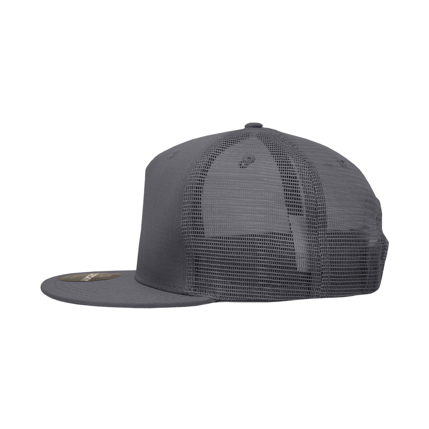 Decky 1040 5 Panel High Profile Structured Cotton Blend Trucker Hat