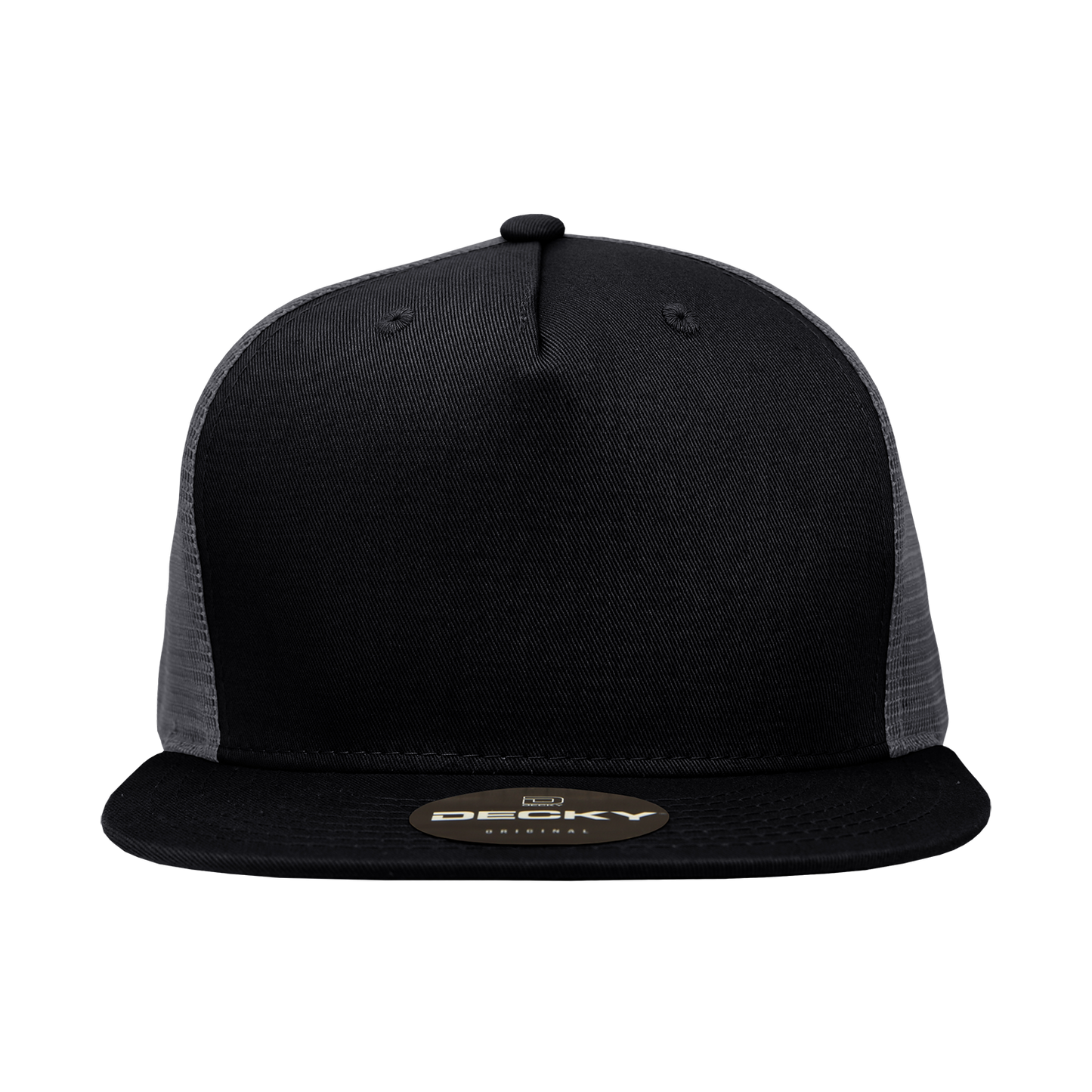 Decky 1040 5 Panel High Profile Structured Cotton Blend Trucker Hat