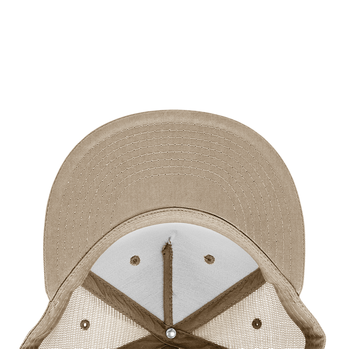 Decky 1040 5 Panel High Profile Structured Cotton Blend Trucker Hat