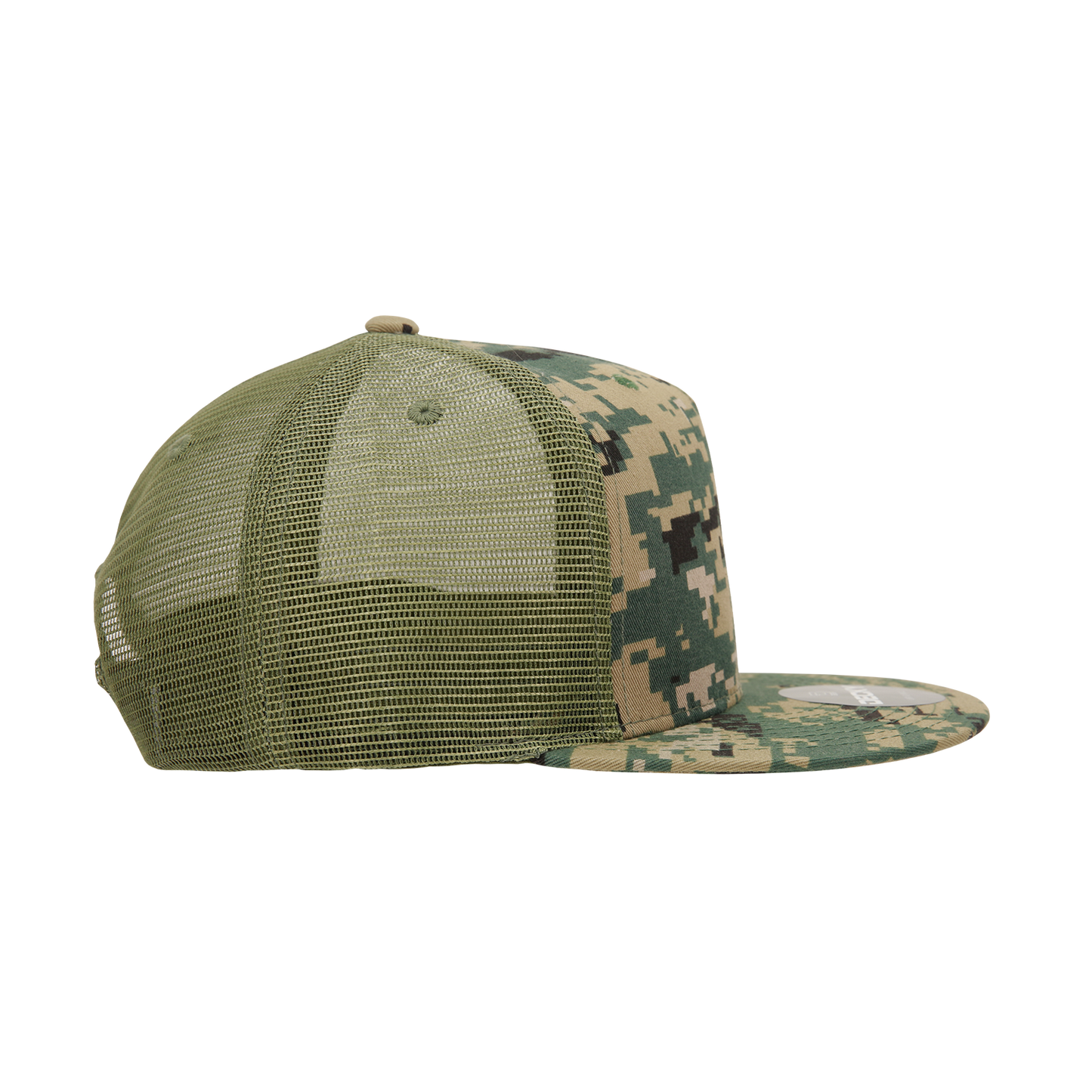 Decky 1040 5 Panel High Profile Structured Cotton Blend Trucker Hat