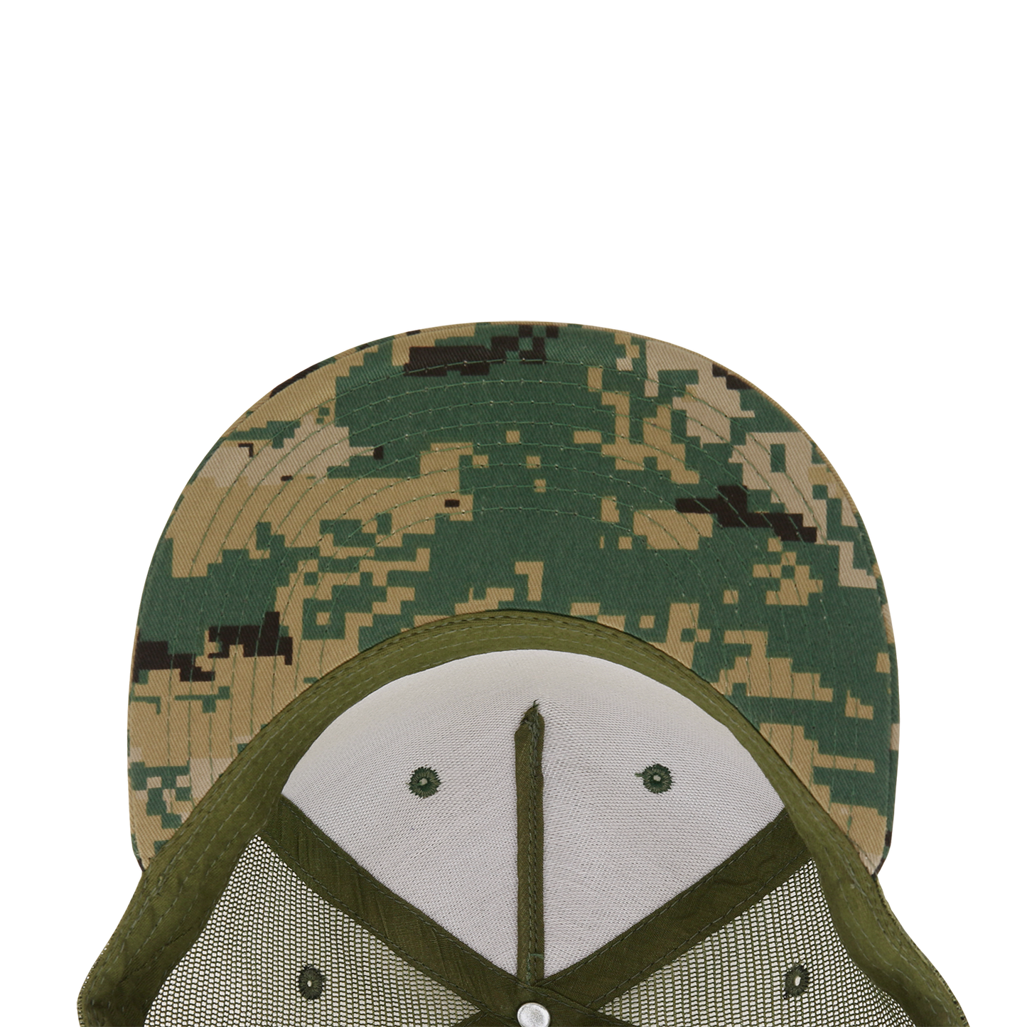 Decky 1040 5 Panel High Profile Structured Cotton Blend Trucker Hat
