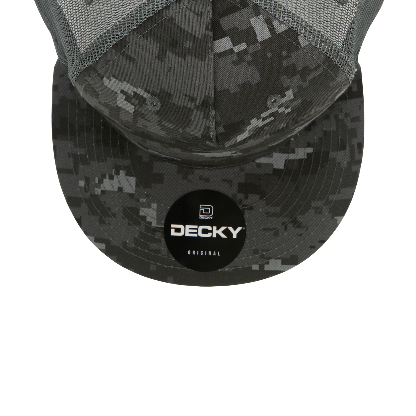 Decky 1040 5 Panel High Profile Structured Cotton Blend Trucker Hat
