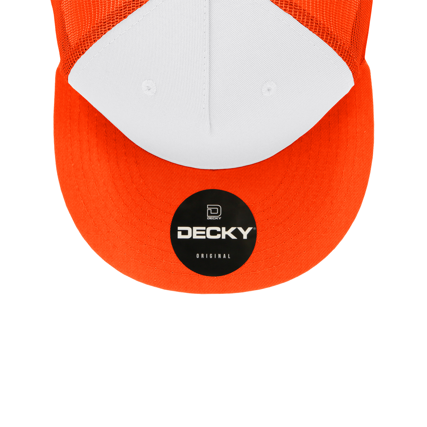 Decky 1040 5 Panel High Profile Structured Cotton Blend Trucker Hat