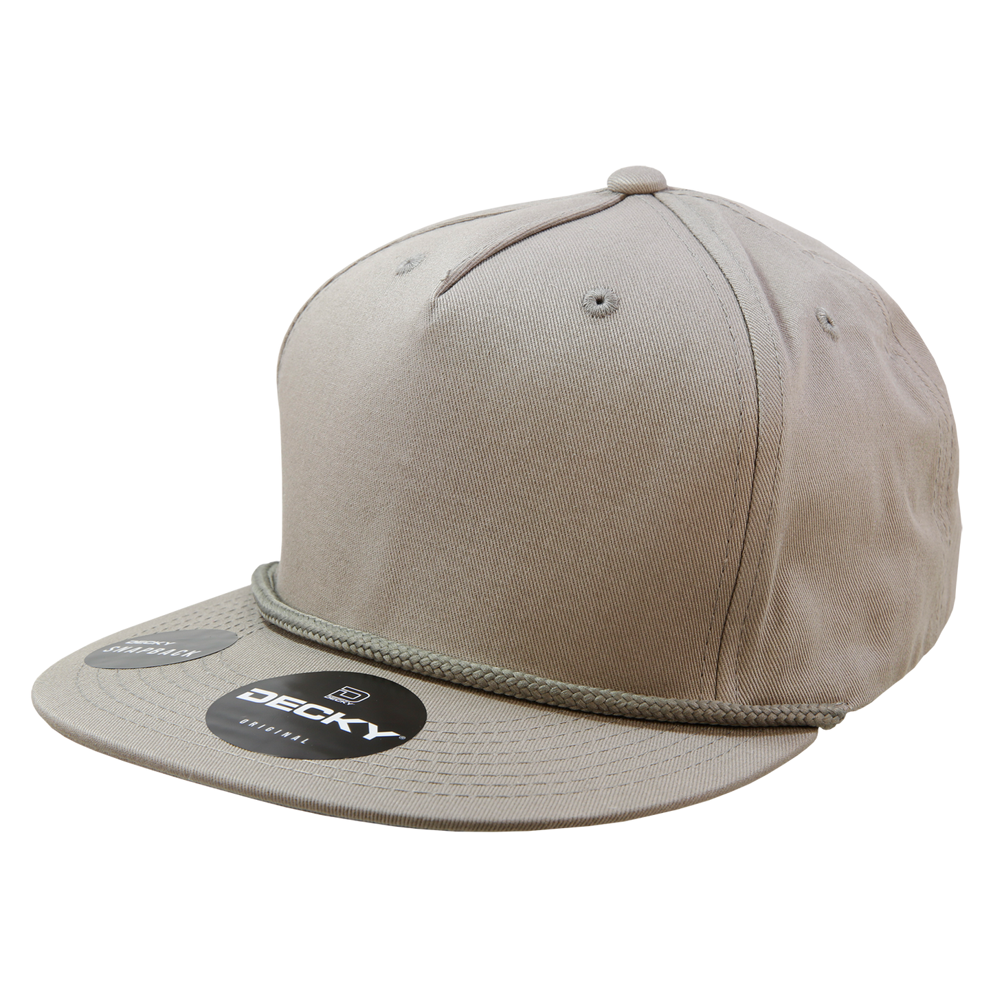 Decky 1041 Classic Flat Bill Golf Hat with Rope, Snapback