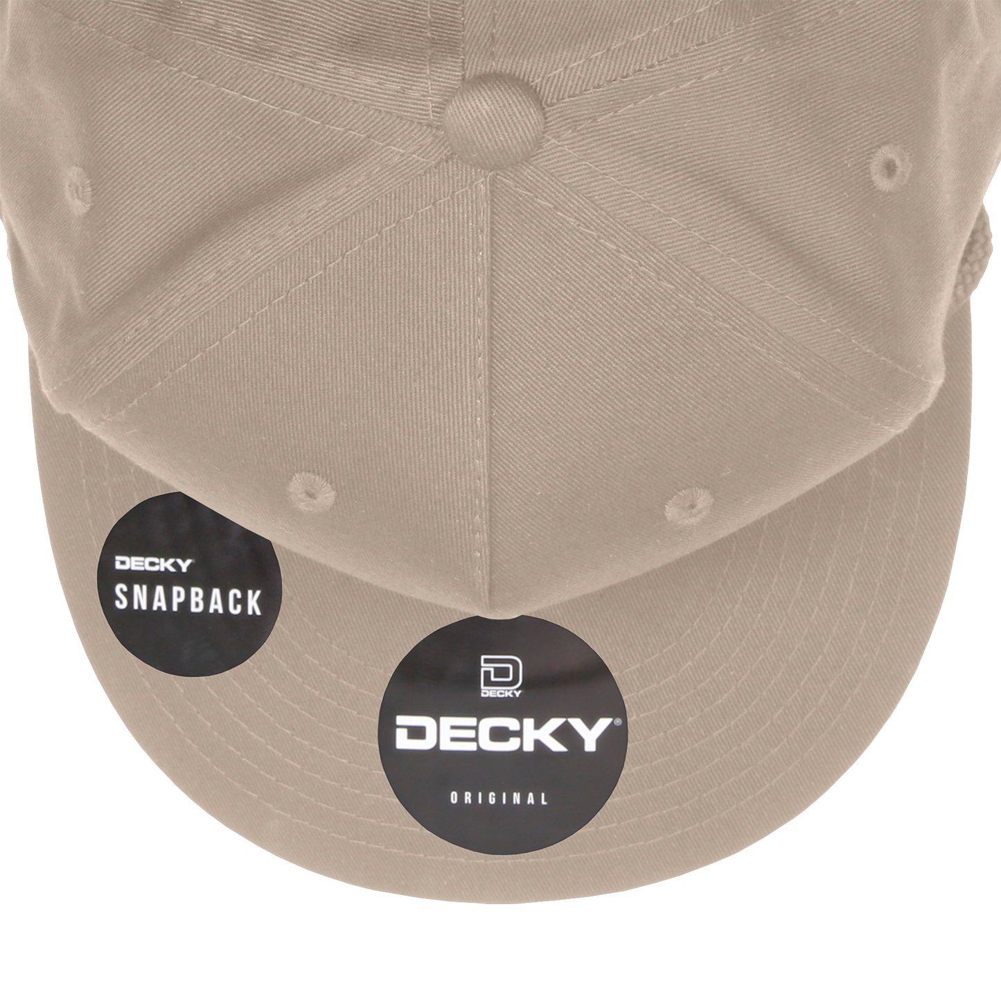 Decky 1041 Classic Flat Bill Golf Hat with Rope, Snapback
