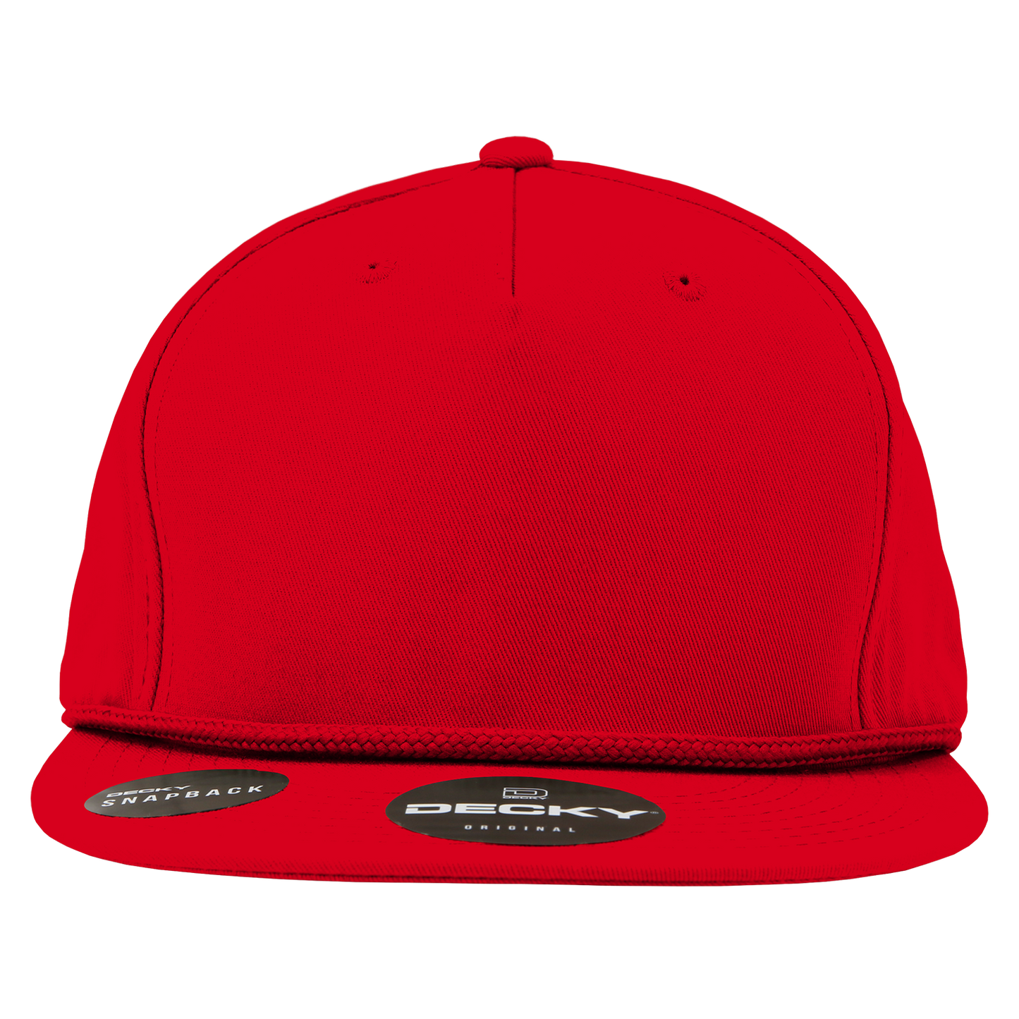 Decky 1041 Classic Flat Bill Golf Hat with Rope, Snapback