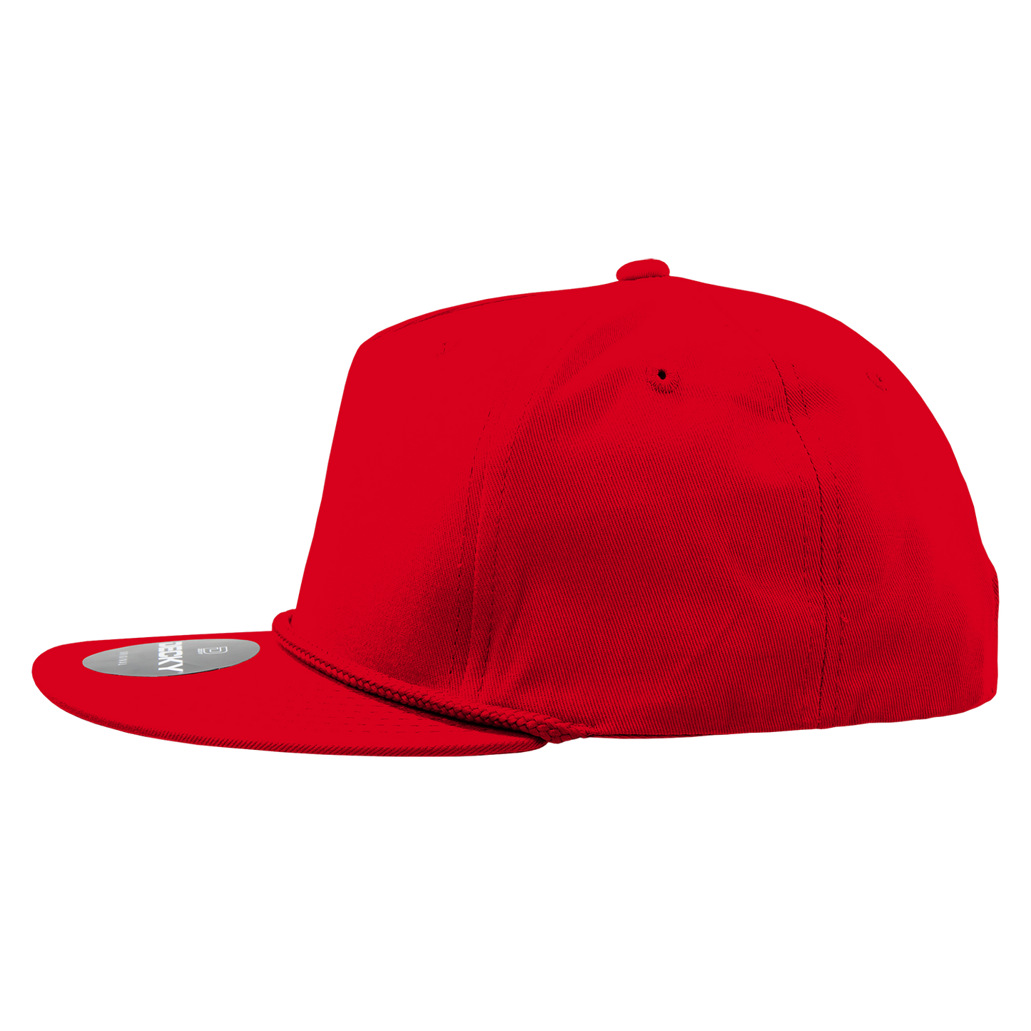 Decky 1041 Classic Flat Bill Golf Hat with Rope, Snapback