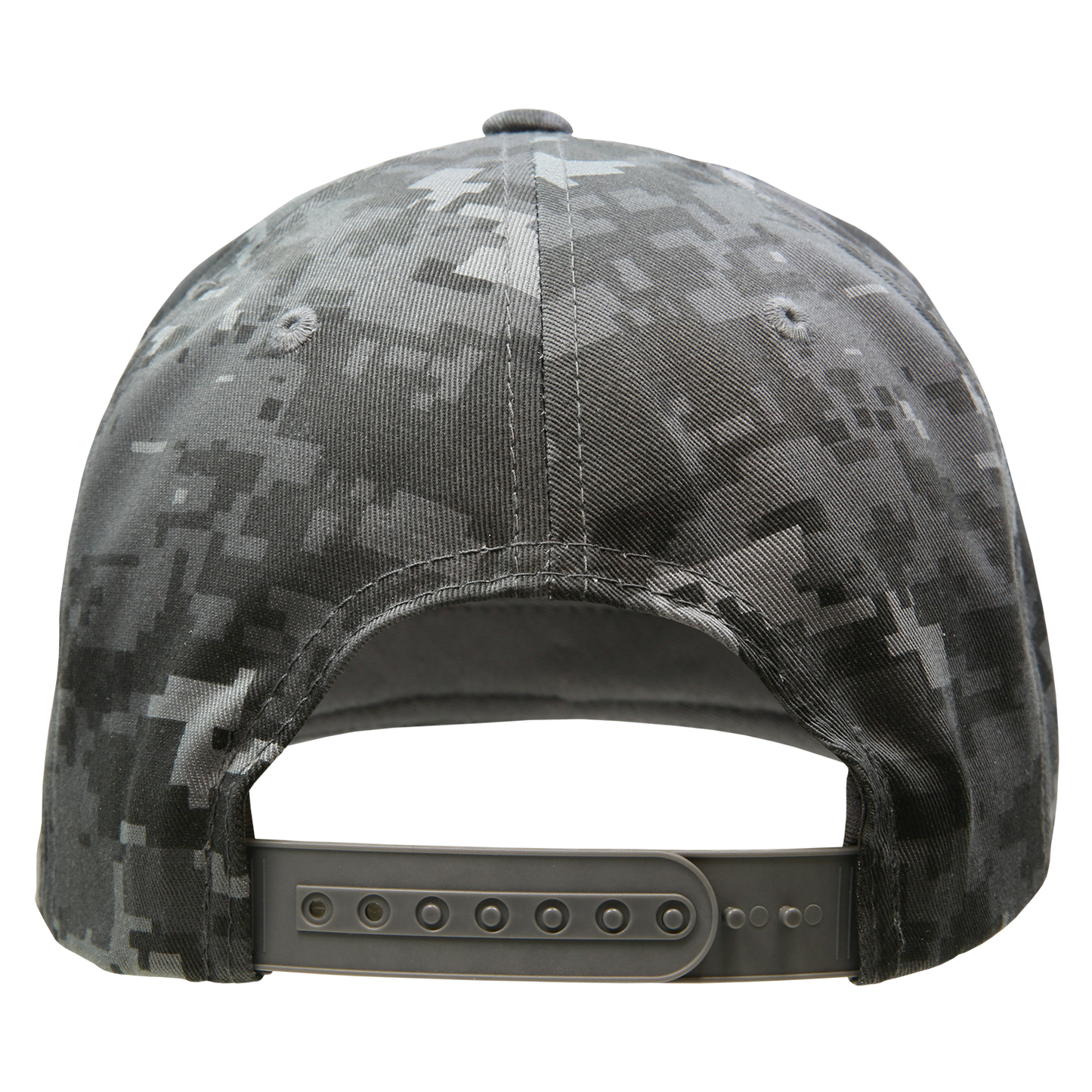 Decky 1047 Digital Camo Snapback Hat, 6 Panel Camouflage Flat Bill Cap