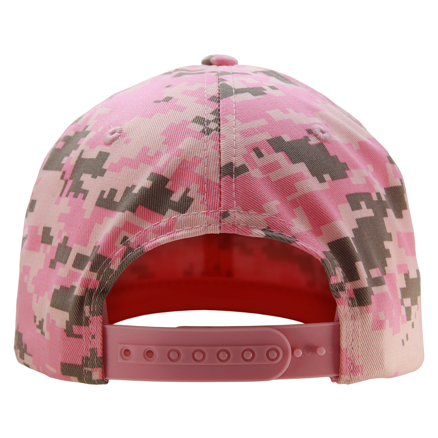Decky 1047 Digital Camo Snapback Hat, 6 Panel Camouflage Flat Bill Cap