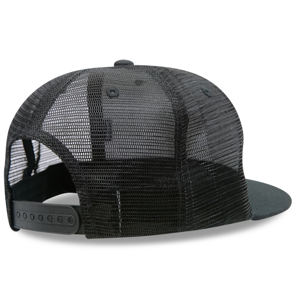 Decky 1063 5 Panel Trucker Cap, Snapback Flat Bill Hat
