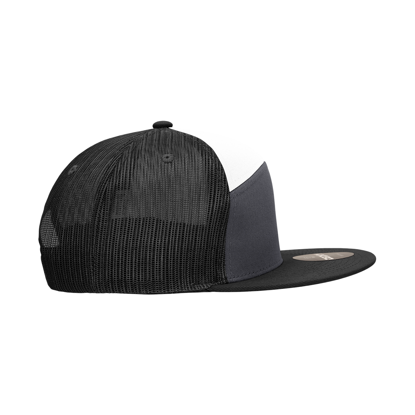 Decky 1133 7 Panel High Profile Structured Cotton Blend Trucker Hat