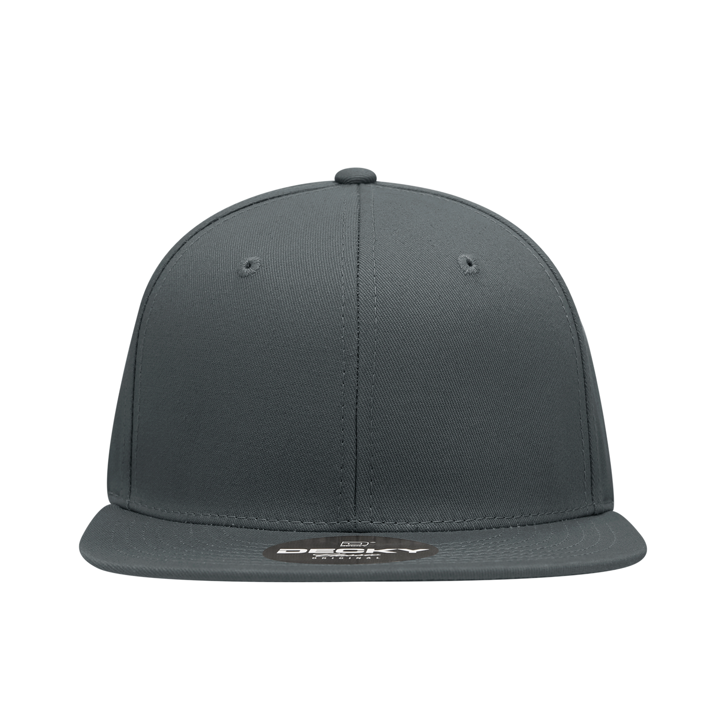 Decky 361 - Cotton Snapback Hat, Flat Bill Cap