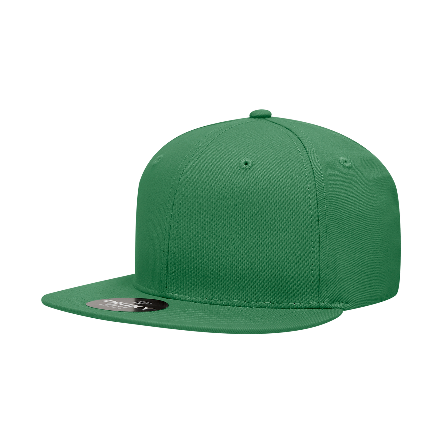 Decky 361 - Cotton Snapback Hat, Flat Bill Cap