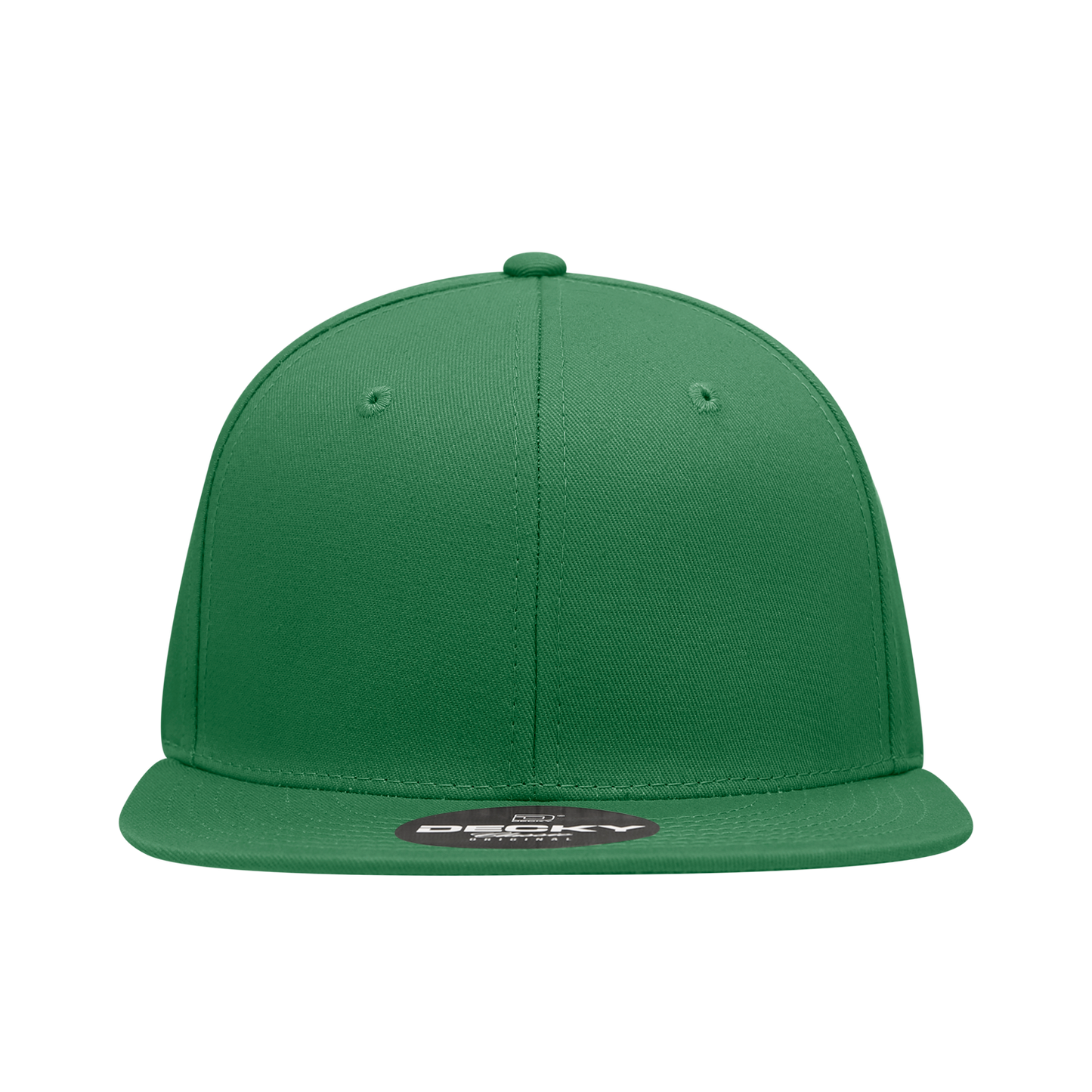 Decky 361 - Cotton Snapback Hat, Flat Bill Cap