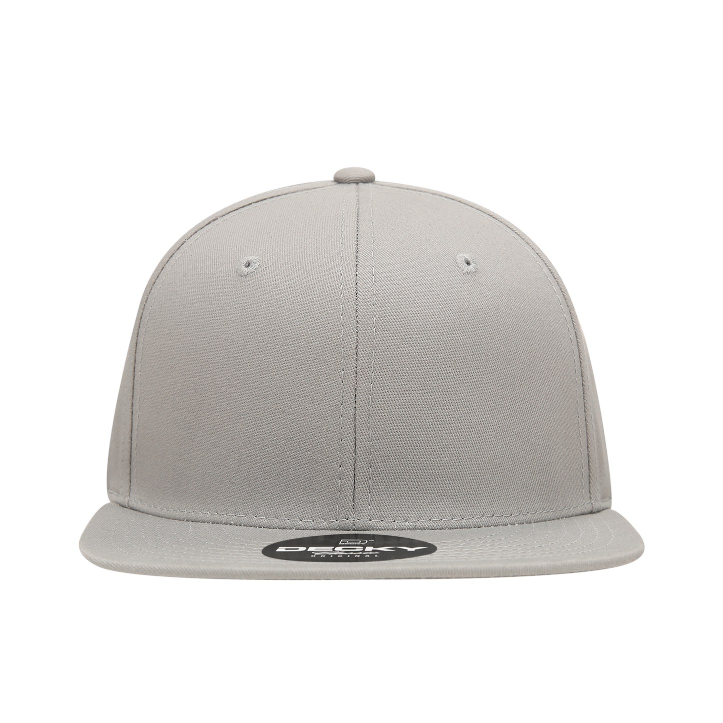 Decky 361 - Cotton Snapback Hat, Flat Bill Cap