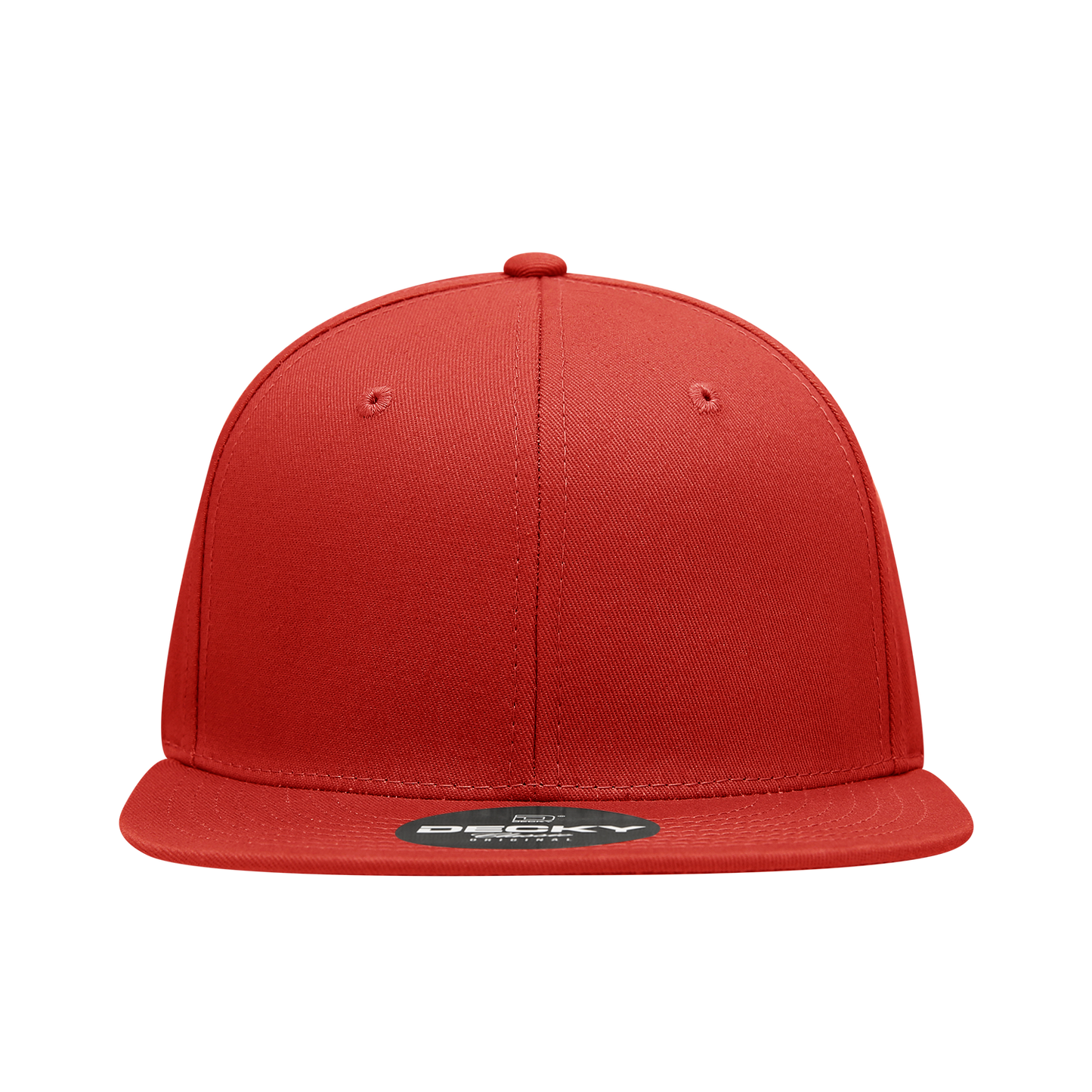 Decky 361 - Cotton Snapback Hat, Flat Bill Cap