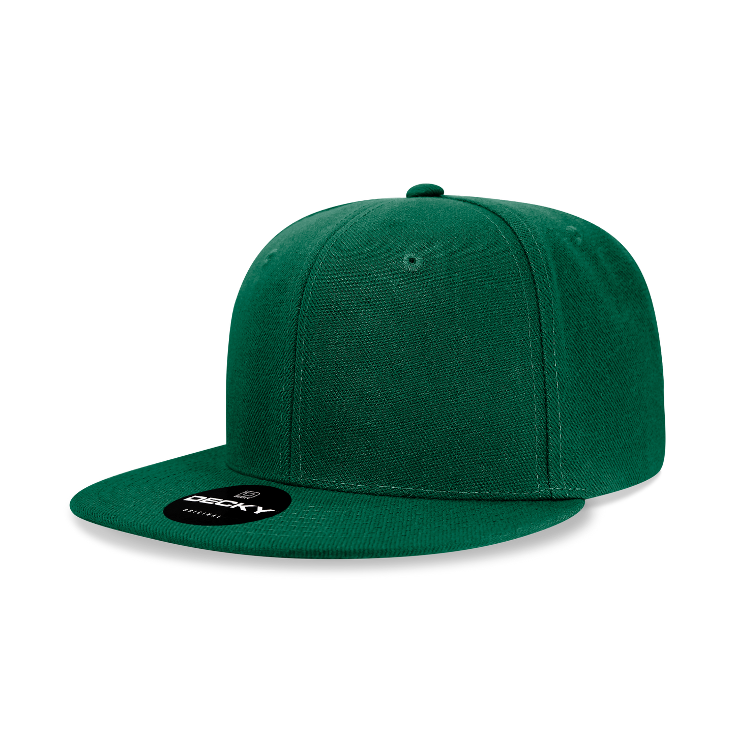 Decky 6020 High Profile 6 Panel Snapback, Flat Bill Hat