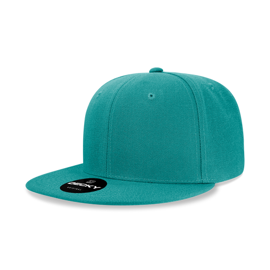 Decky 6020 High Profile 6 Panel Snapback, Flat Bill Hat