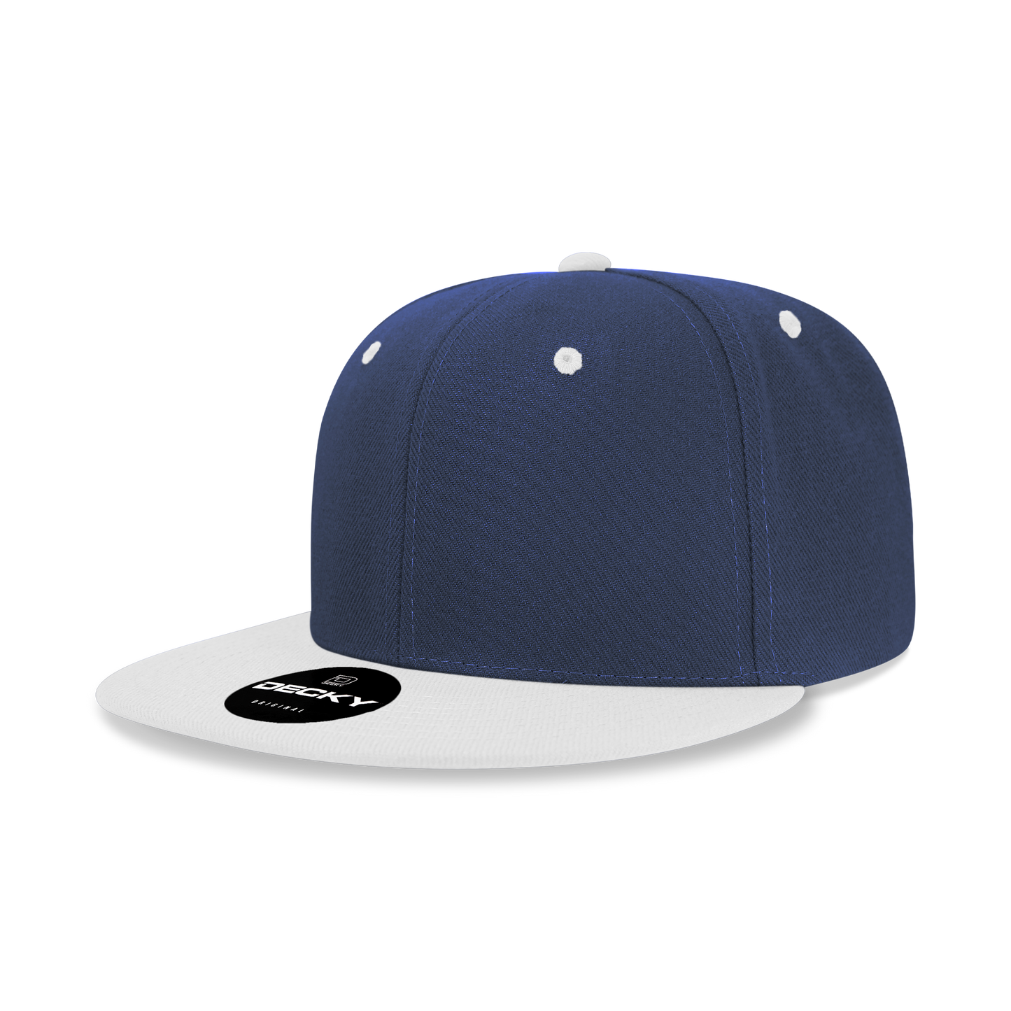 Decky 6020 High Profile 6 Panel Snapback, Flat Bill Hat