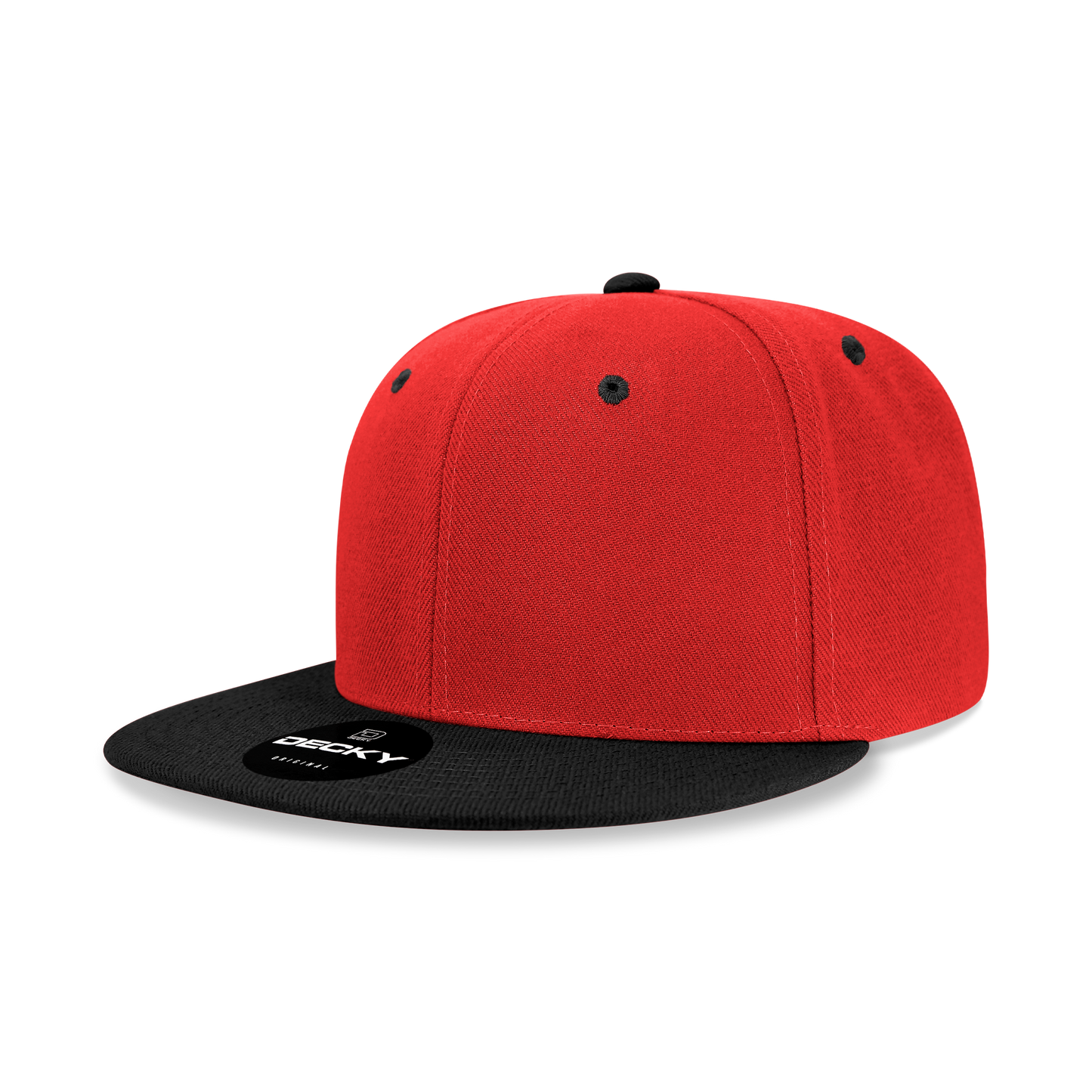 Decky 6020 High Profile 6 Panel Snapback, Flat Bill Hat