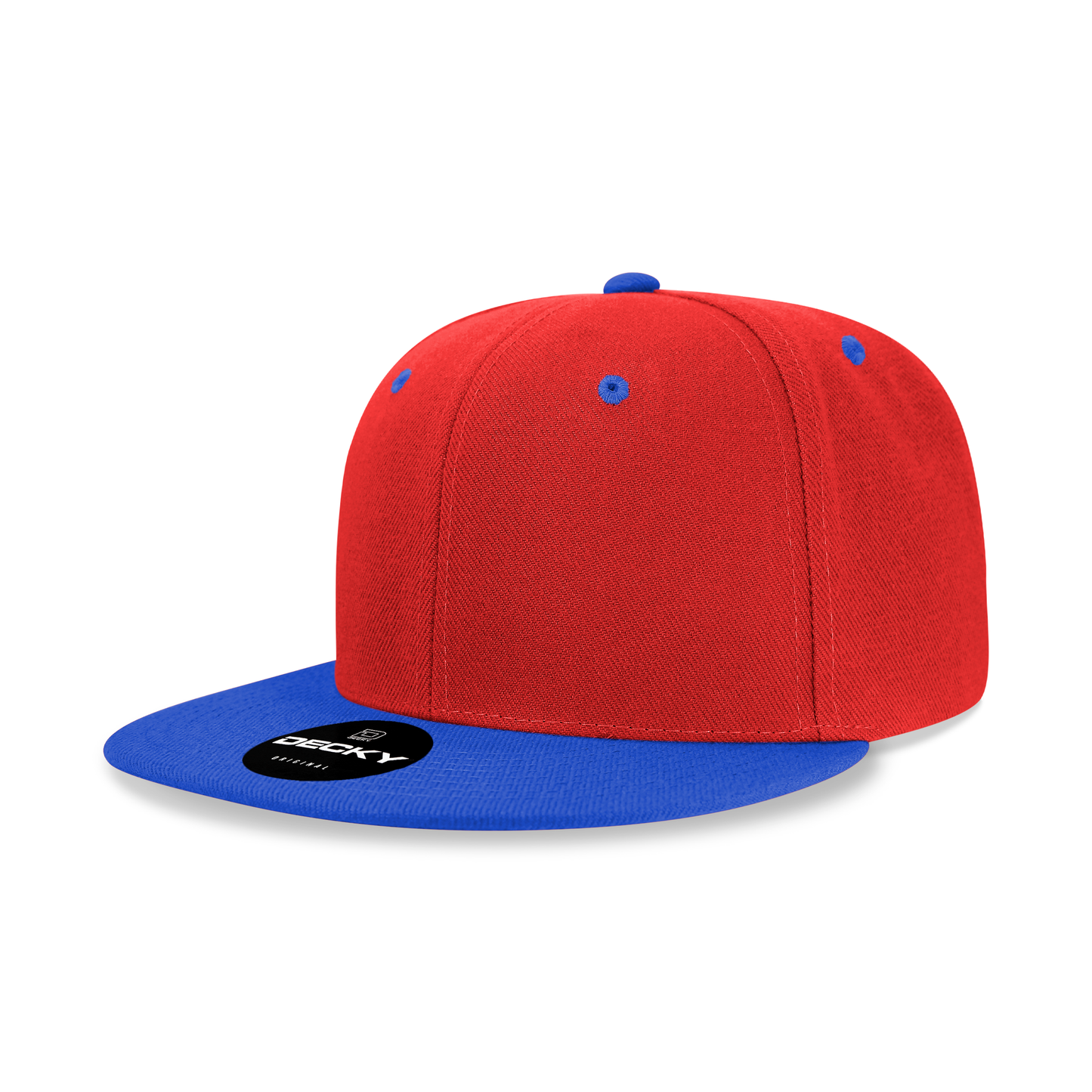 Decky 6020 High Profile 6 Panel Snapback, Flat Bill Hat