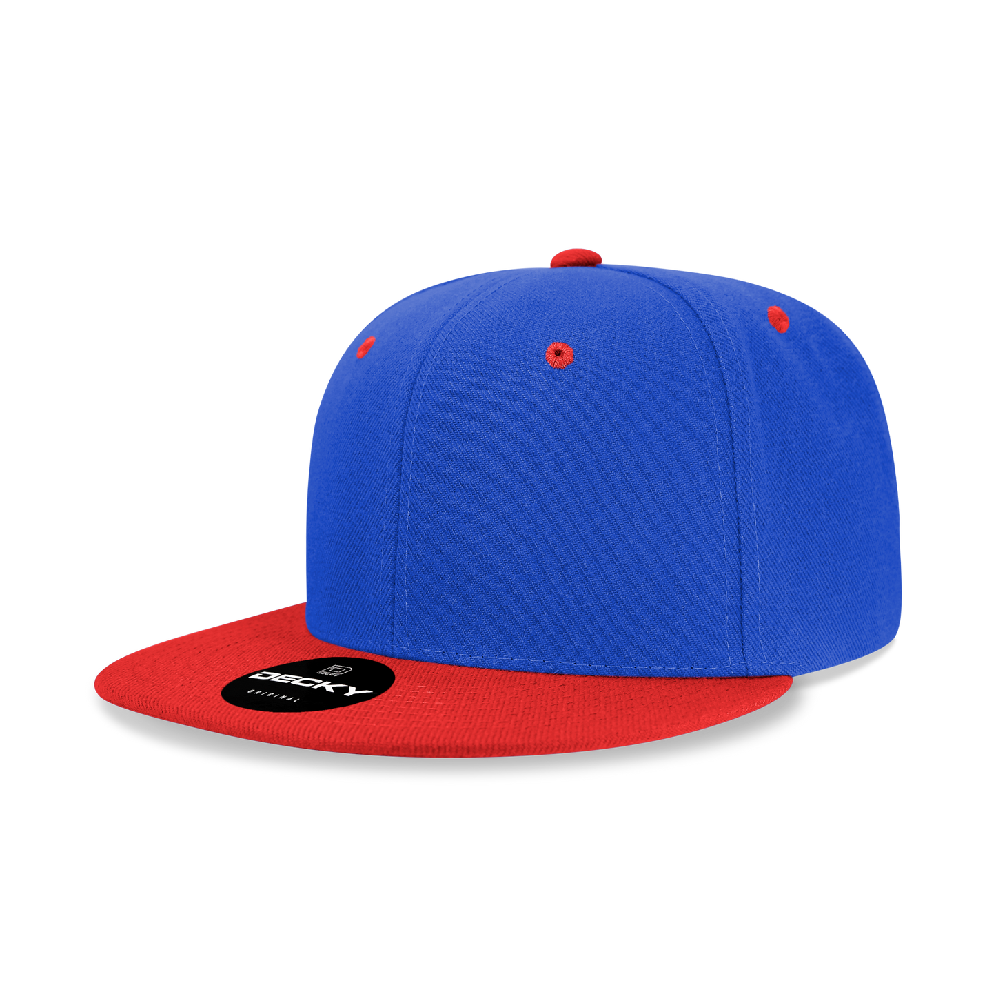 Decky 6020 High Profile 6 Panel Snapback, Flat Bill Hat