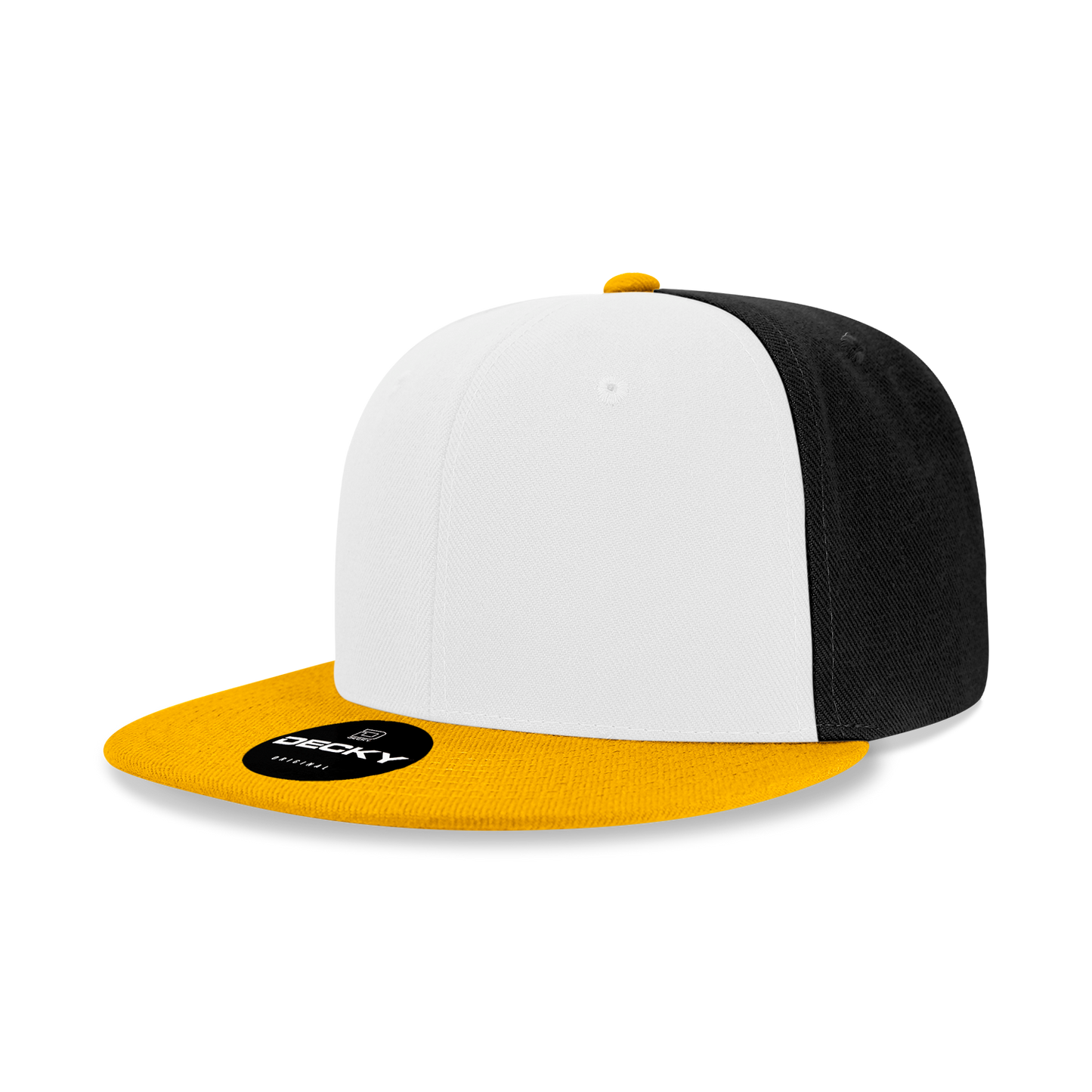 Decky 6020 High Profile 6 Panel Snapback, Flat Bill Hat