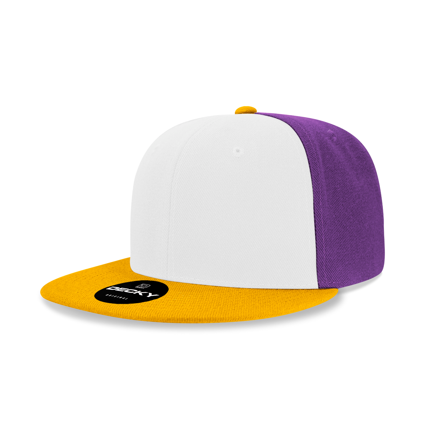 Decky 6020 High Profile 6 Panel Snapback, Flat Bill Hat