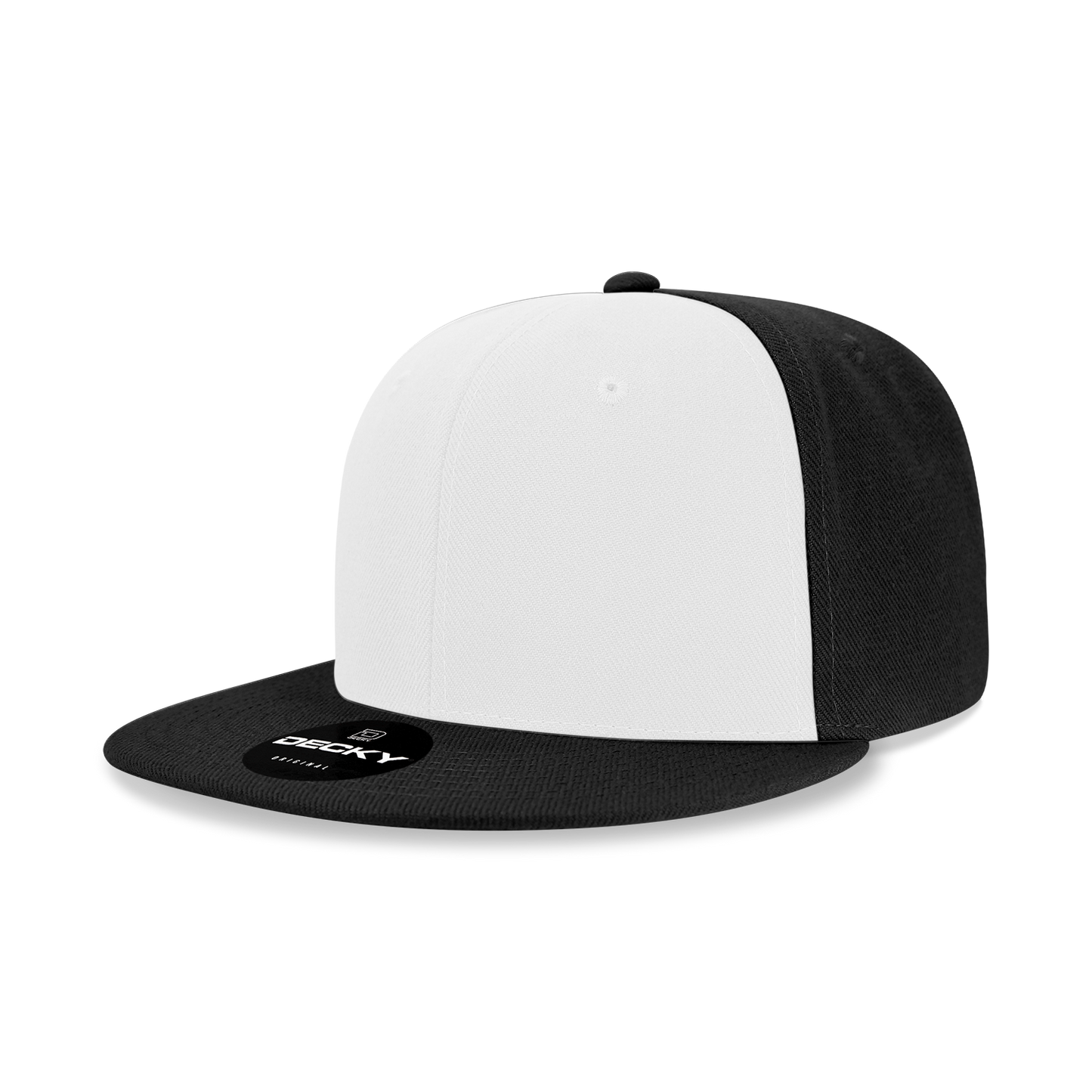 Decky 6020 High Profile 6 Panel Snapback, Flat Bill Hat