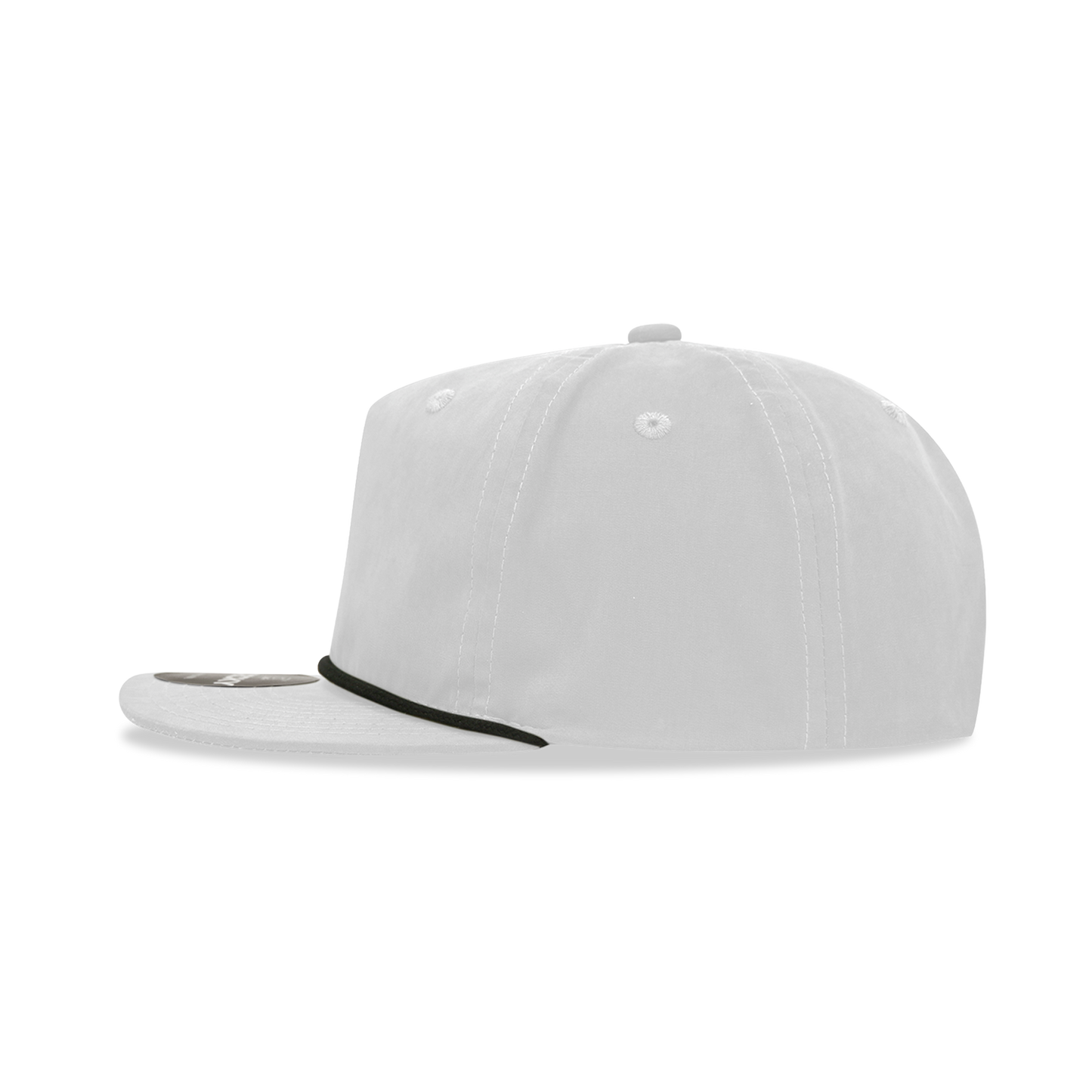 Decky 6032 - Classic Rope Cap, 5 Panel Flat Bill Hat, Snapback